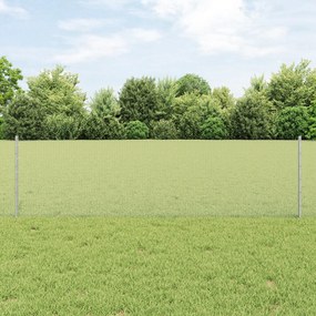 Postes de Cerca vidaXL 11 pcs U-Channel 60 cm Aço Galvanizado, Cerca H