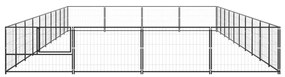 Canil para cães 40 m² aço preto