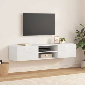 vidaXL Armário de Madeira Branco 150 x 39 x 30 cm Madeira processada