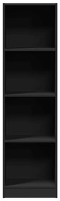Estante 40x24x143 cm derivados de madeira preto