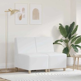 vidaXL Cadeiras de Sofá 2 pcs Branco 55 x 74 x 82 cm Couro sintético