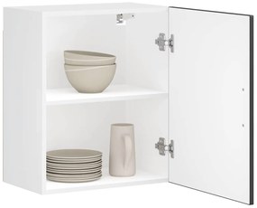 Armários parede cozinha 2 pcs Porto madeira engenheirada preto