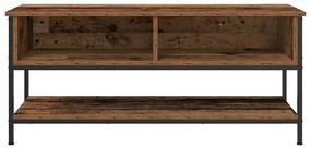 Gabinete de TV vidaXL Madeira Antiga 100x35x45 cm Madeira Engenharia e