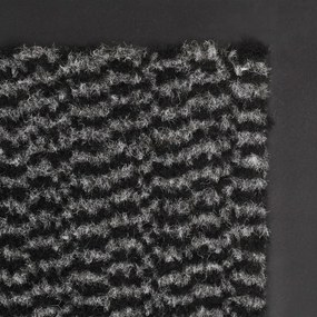 Tapete controlo de pó retangular tufado 120x180 cm antracite