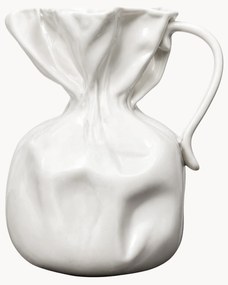 Jarra de porcelana Crumple, Alt 26 cm