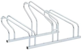 Suporte independente para 3 bicicletas aço galvanizado