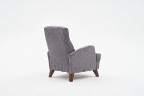 Cadeira de Orelhas Kana – Cinzento – 76x91x87 cm