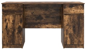 Mesa vidaXL Carvalho Defumado 140x49x76 cm Madeira de Engenharia