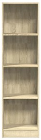 Estante 40x24x143 cm derivados de madeira carvalho sonoma