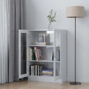 Vitrine Real de 115 cm - Branco Brilhante - Design Moderno