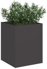 Vaso de Jardim Preto 32 x 32 x 40 cm Aço laminado a frio