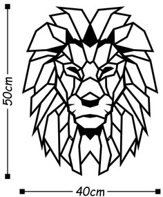 Acessório Decorativo de Parede Metal-005 – Preto – 40 x 50 cm