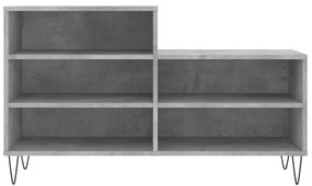 Sapateira 102x36x60 cm derivados de madeira cinzento cimento