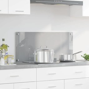 vidaXL Proteção de Cozinha Cinzento-claro 90 x 40 x 0.6 cm
