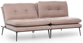 Mesa de Centro Stil Metal Ferforje – Nogueira/Preto – 90x90x38 cm