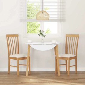 Cadeiras de jantar com almofadões 2 pcs madeira maciça
