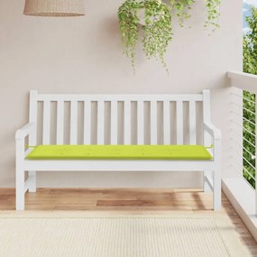 vidaXL Almofadão p/ banco de jardim tecido oxford verde brilhante