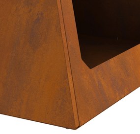 Fogueira Pyramid 50x50x51 cm Aço Envelhecido