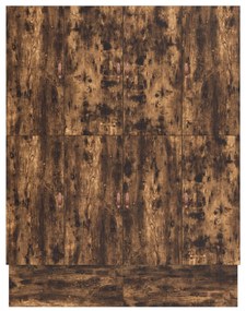 Estrado de Cama Carvalho Defumado 200x200 cm