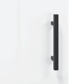 Móvel de TV 150x30x50 cm derivados de madeira branco brilhante