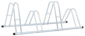 Suporte independente para 4 bicicletas aço galvanizado