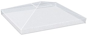 Outsunny Cobertura Protetora para Pérgolas 3x3 m Cobertura Impermeável para Pérgola Capa Protetora de Pérgolas Transparente | Aosom Portugal