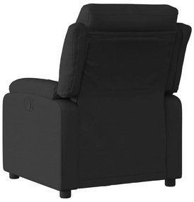 Poltrona reclinável tecido preto