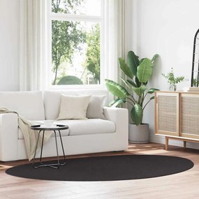 vidaXL Tapetes de área HUARTE Preto 160 x 230 cm Poliéster