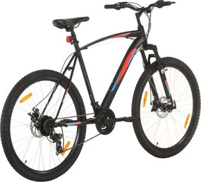 Bicicleta de montanha 21 velocidades roda 29" 53 cm preto