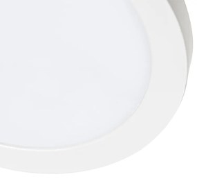 Foco de encastrar o superficie branco 30 cm com LED 3 passos dim para aquecer - TRANS Moderno