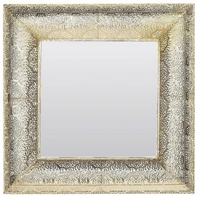 Espelho de parede dourado 60 x 60 cm PLERIN Beliani