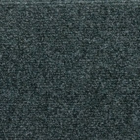 Tapetes de escada 15 pcs 65x21x4 cm tecido agulhado castanho