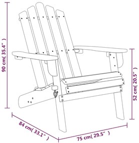 Cadeiras de jardim Adirondack 2 pcs madeira de acácia maciça