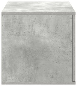 Armário de Armazenamento vidaXL Cinza Concreto 127x41x40 cm Madeira En