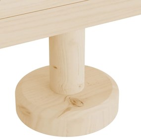 Árvores de Natal decorativas 2pcs 30 cm madeira de pinho maciça