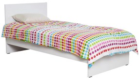 Estrutura de Cama "Only" - 90x190 cm - Branco - Design Moderno