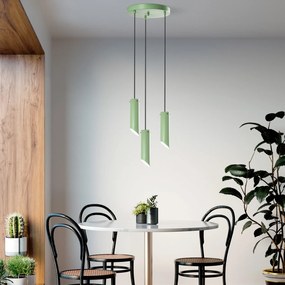 Chandelier Kesik – Mint – Diâmetro 40 cm