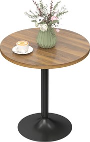 Mesa de bar redonda de 60 cm (BANCOS NÃO INCLUIDOS), mesa alta de cozinha para refeições em pé com patins antiderrapantes, para cozinha, sala de estar