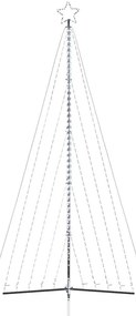 LED Árvore de Natal 570 LEDs Branco Frio 399 cm