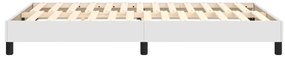 Estrutura de cama 120x200 cm couro artificial branco