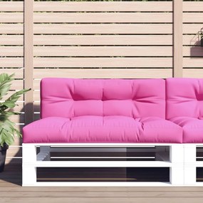Almofadão para sofá de paletes 120x40x12 cm tecido rosa