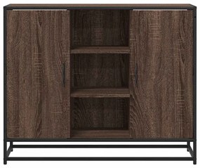 Aparador 92x35x76 cm derivados de madeira carvalho castanho