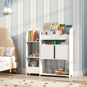 Estante infantil de arrumação 30 x 93 x 100 cm branca