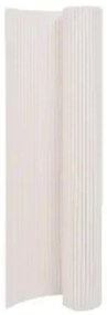 317156 vidaXL Cerca de jardim dupla face 110x400 cm branco