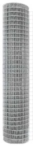Cerca Euro com 7 postes flangados 1,5 x 10m em aço galvanizado