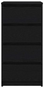 Aparador 37,5x35x76 cm derivados de madeira carvalho preto