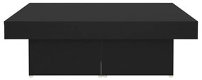 Mesa de centro 90x90x28 cm derivados de madeira preto