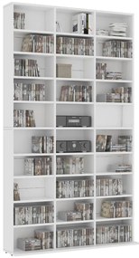 Armário para CD 102x16x177,5 cm derivados de madeira branco