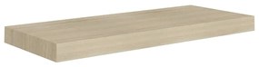 Prateleiras parede suspensas 2 pcs 60x23,5x3,8 cm MDF carvalho