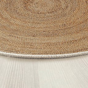 Tapete Redondo Viana – Ø100 cm – Creme